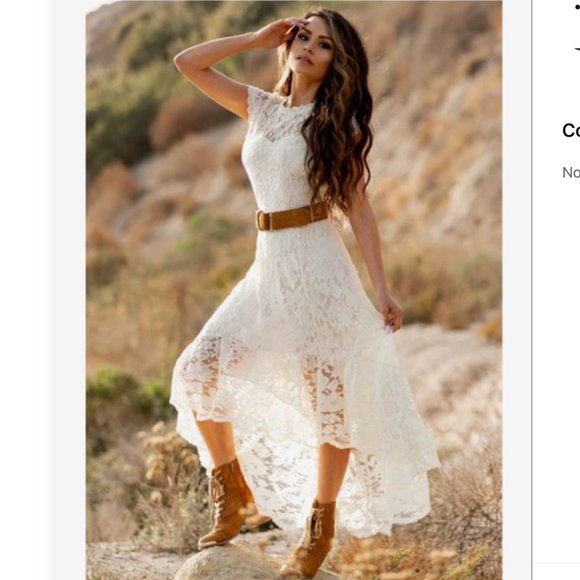 NWOT Joyfolia Esperanza Dress in Sea Glass - Picture 4 of 7